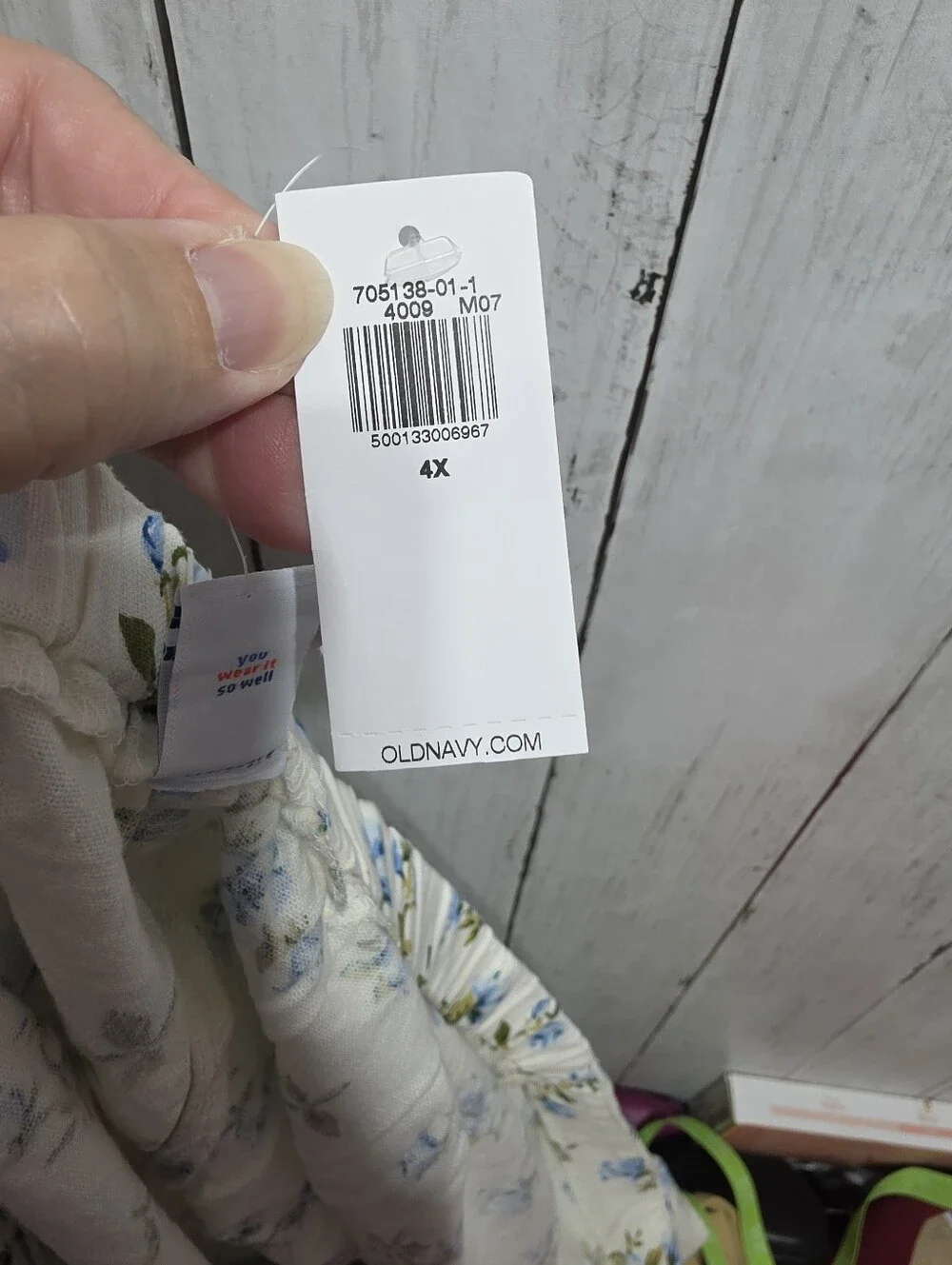 NWT Old Navy Women's Floral Print Faux Wrap High-Waist Linen-Blend Skort Size 4X